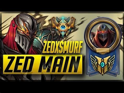 ZEDXSMURF BEST ZED MONTAGE 200 IQ LOL ZED MONTAGE YouTube