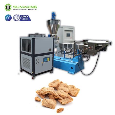 More Than 10 Years Tvp Food Processing Machines Soy Chunks Machine