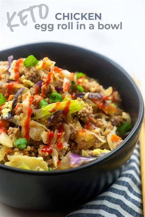 Keto Egg Roll In A Bowl Recipe Better Than Take Out