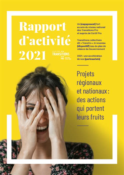 Notre rapport dactivité 2021 est désormais disponible Transitions Pro