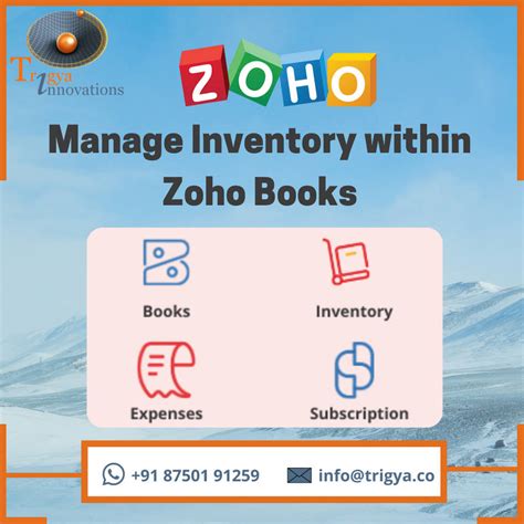 Zoho Inventory Integration With Zoho Books By Trigyainnovations On Deviantart