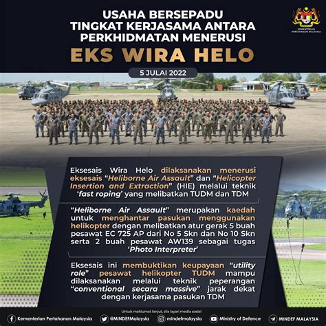 Mindef Malaysia On Twitter Usaha Bersepadu Tingkat Kerjasama Antara