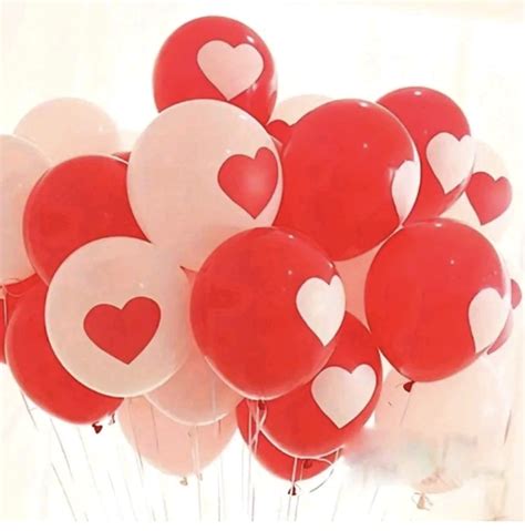 Heart Printed Helium Balloons Your Party Oasis Trading