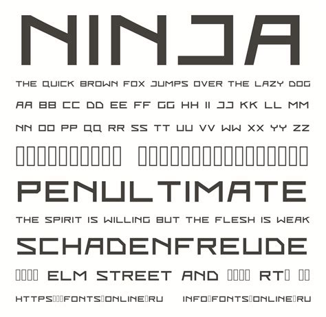 Ninja Font