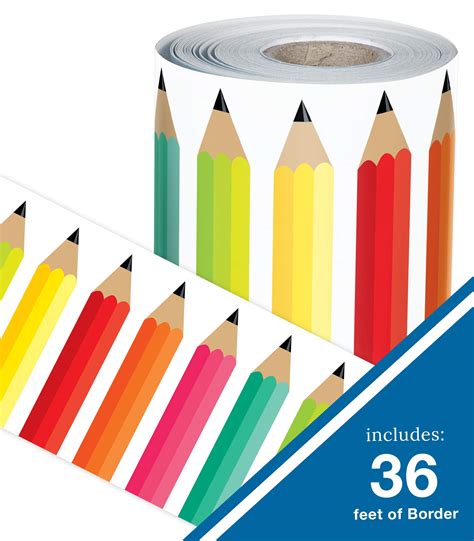 Black White And Stylish Brights Colorful Pencil Bulletin