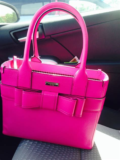 Kate Spade Hot Pink Purse With Bowl