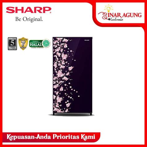 Jual COD KULKAS 1 PINTU SHARP SJN162DVB SJN 162D SJN162 GARANSI