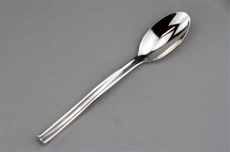 Vintage Salad Serving Spoon In Onde Pattern Silver Catawiki