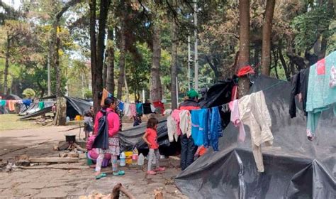 Indígenas de Bagadó regresaron al Parque Nacional en Bogotá