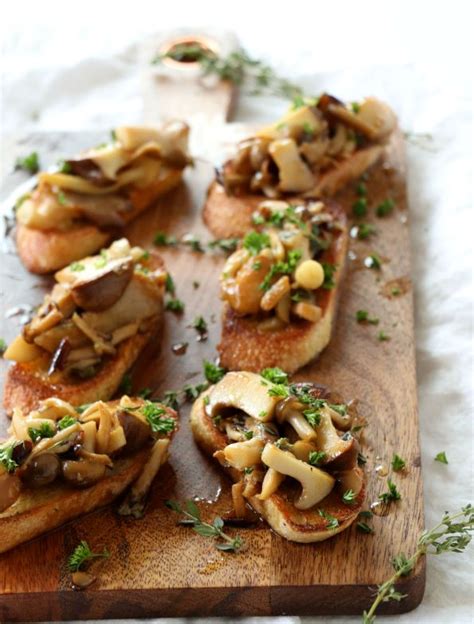 Mushroom Bruschetta Dash Of Savory Cook With Passion