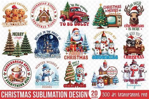 Christmas Png Sublimation Bundle Vol By Craftlabsvg Thehungryjpeg