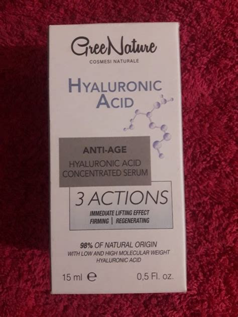 Green Nature Hyaluronic Acid Siero Concentrato Anti Age Acido