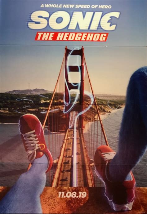 Old Movie Sonic Poster