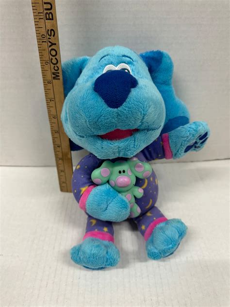 Bedtime Blues Clues Plush With Sound And Light Up Bear Attached Etsy