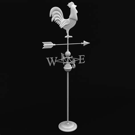 3ds Max Rooster Weathervane Weather