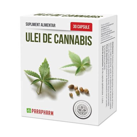 Ulei De Canabis Capsule Parapharm Farmacia Tei Online