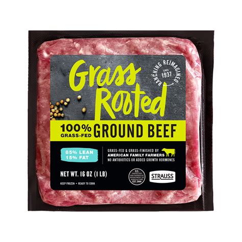 Get Grass Rooted 100 Grass Fed Ground Beef 85 15 Delivered Weee