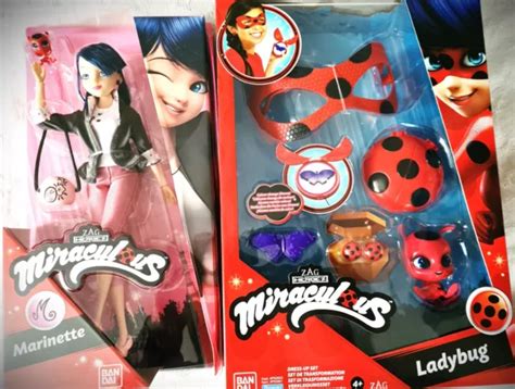 Miraculous Ladybug Marinette Fashion Doll And Fancy Dress Costume For