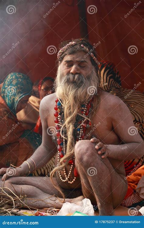 Naga Sadhu Holy Men Of India Editorial Photography Image