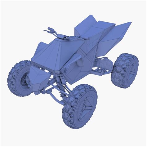 Tesla Cyberquad Atv 3d Model By Dragosburian