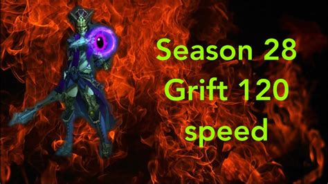 Diablo 3 Mage 120 Speedgrift Season 28 Youtube