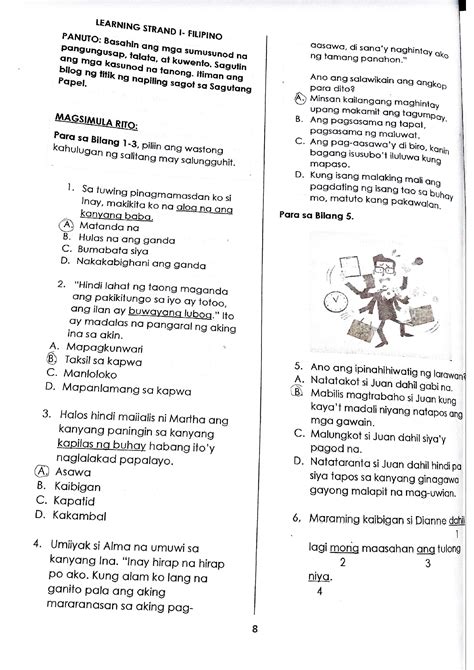 Solution Learning Strand Filipino Studypool