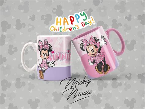 Plantillas Para Sublimar Tazas Mickey Y Minnie D A Del Ni O