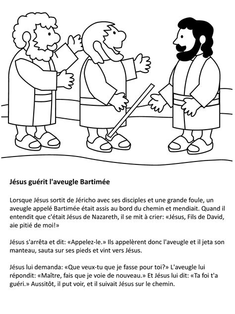 Les miracles de Jésus livre de coloriage PDF