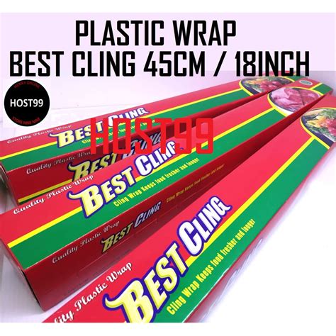 Jual PLASTIC WRAPPING PLASTIK WRAP BENING PEMBUNGKUS MAKANAN BEST CLING