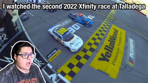 2022 Talladega Xfinity Fall Race Reactions YouTube