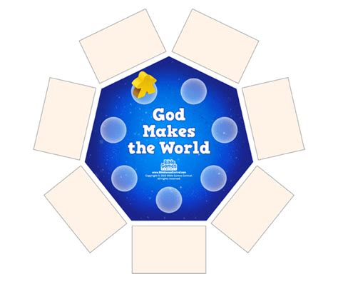 God Makes the World Board Game - Creation Story Board Game