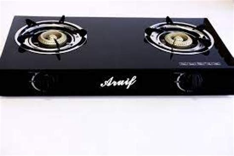 Aruif 2 Burner Glass Top Gas Stove The Aruif Hight Quality Tempered Glass Panel 2 Burner Gas