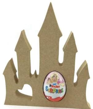 Kinder Egg Holder Princess Castle Freestanding MDF Lorna Jayne