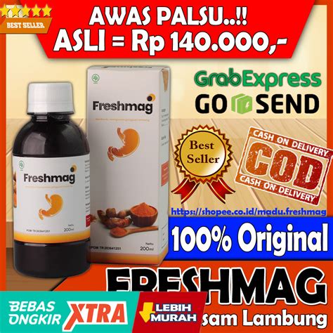 Jual Bisa Cod Madu Freshmag Asli Original Madu Freshmag Madu Maag Dan