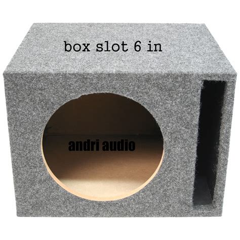 Jual Box Speaker Inch Slot Subwoofer Universal Slot Vented Port Sub