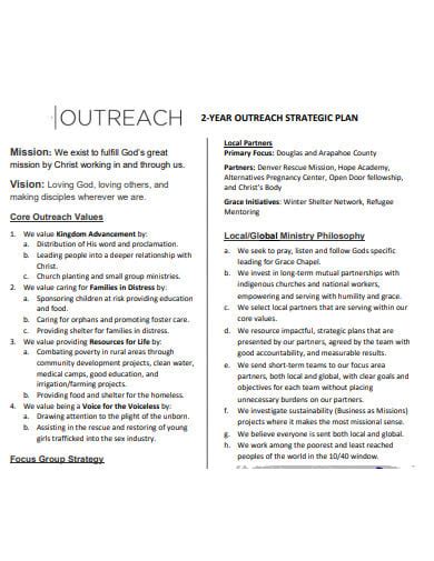 5 Church Outreach Plan Templates In Pdf Doc