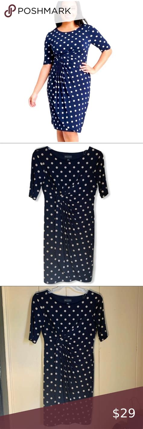 Connect Apparel Polka Dots Dress Size 8p Connected Apparel Polka