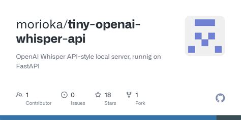 Tiny Openai Whisper Api Main Py At Main Morioka Tiny Openai Whisper