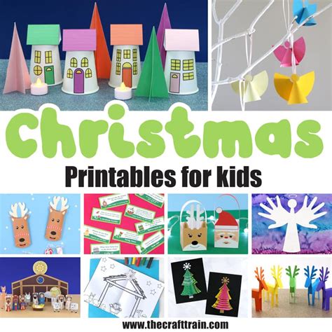 Fun Christmas Printables For Kids The Craft Train