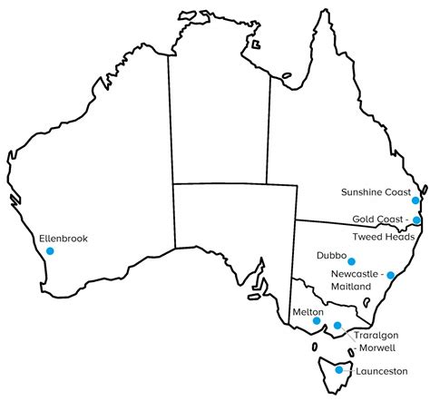 Printable Map Of Australia With States And Capital Cities - Printable Maps