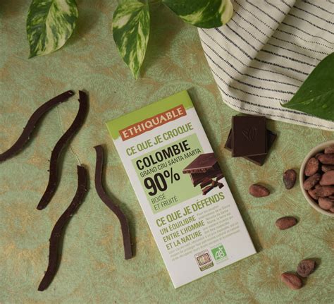 Chocolat Noir Bio De Cacao De Colombie Issu Du Commerce Equitable