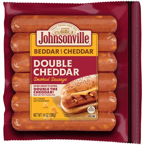 Beddar With Cheddar Double Cheddar Johnsonville