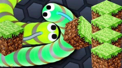 Slither Io Minecraft Block Costume Skin Mod Slither Io Best Moments