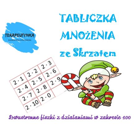 Tabliczka mnożenia ze skrzatem FISZKI