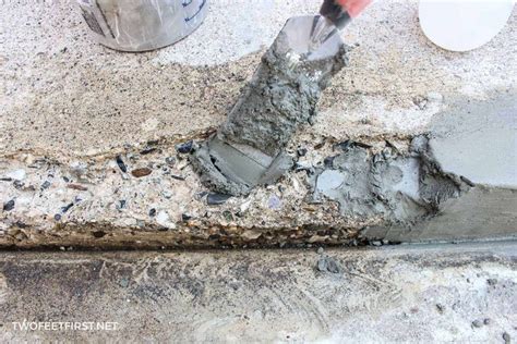 How to repair concrete steps | Fix chipped steps | TwoFeetFirst | Concrete steps, Repairing ...