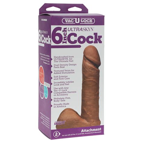 Vac U Lock 6 Ultraskyn Cock Tan