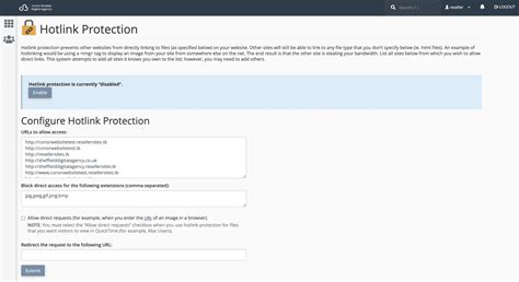 How To Setup Hotlink Protection In CPanel