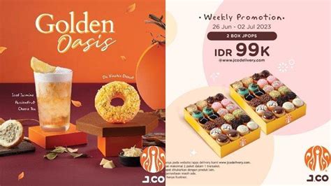 Promo J CO Hari Ini Sabtu 1 Juli 2023 Lewat Aplikasi JCO 2 Box Jpops