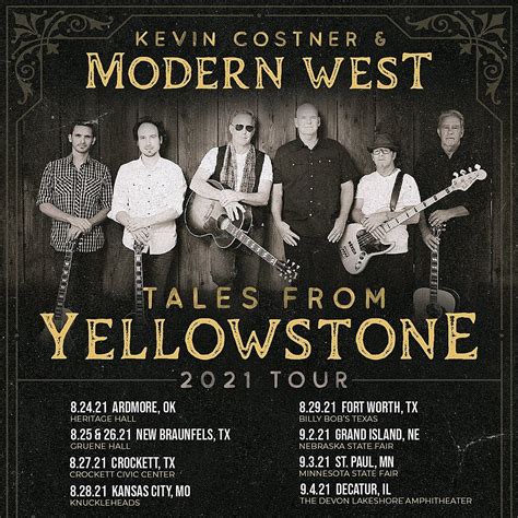 Kevin Costner And Modern West Tour 2024 - Genni Josepha