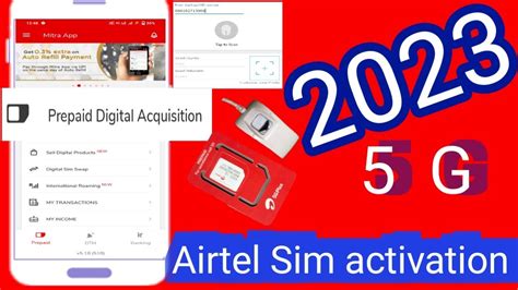 Airtel Mitra New G Sim Activation Airtel Sim Chalu Kaise Kare Youtube